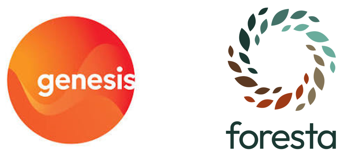 image: Genesis Energy and Foresta NZ logos