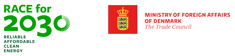 image: race for 2030 - ministry of foreign affairs of denmark logos